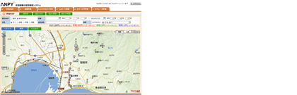 在宅医療患者の1時間ごとの位置情報を発信