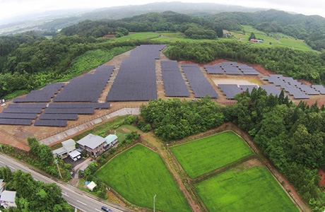 いわて北上さくらの展勝地 太陽光発電所 Photo
